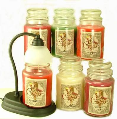Courtney's Candles Courtney39;s 26oz Scented Jar Candle Gift Pack - 6 Candles38; FREE CANDLE WARMER - Perfume Scents