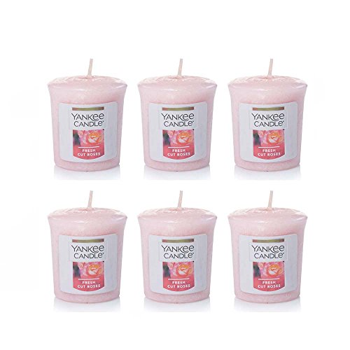 Yankee Candles Votive Candles - Fresh Cut Roses (6 Pack)