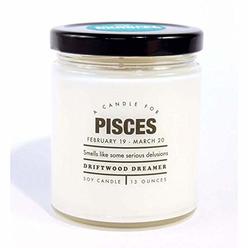 Whiskey River Soap Co. 13oz Astrology Candle (Pisces)