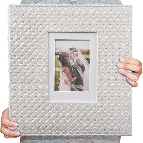fazhongfa Photo Album E-Manny Photo Books for 4x6 Pictures Large Capacity  Wedding Albums 500 Hold Photos for Family Couple