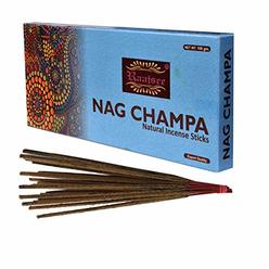 Raajsee Nag Champa Incense Sticks 100 Gm Pack-100% Pure Organic Natural Hand Rolled Free from Chemicals-for Church,Aroma Therapy