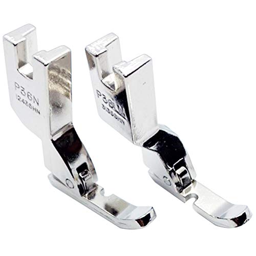 DreamStitch DREAMSTITCH P36LN and P36N Industrial Sewing Machine Cording Zipper  Presser Foot for Juki, Brother, Riccar, Singer Sewing