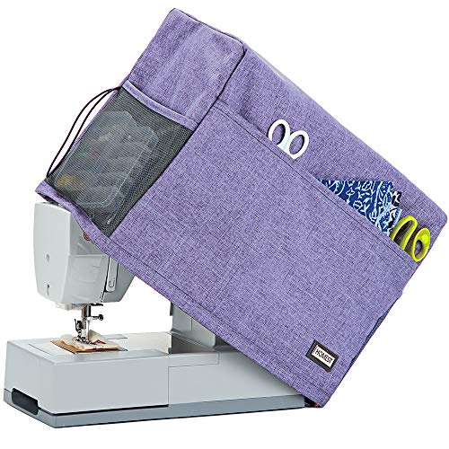 HOMEST Sewing Machine Dust Cover with Storage Pockets