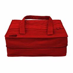 Yazzii Hand Quilters Project Bag Red Storage