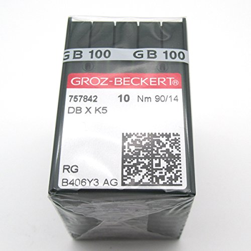 CKPSMS GROZ-BECKERT Needle - 100 Groz Beckert DBXK5 Embroidery Sewing Machine Needles Compatible with Tajima Barudan SWF (Size 65/9)