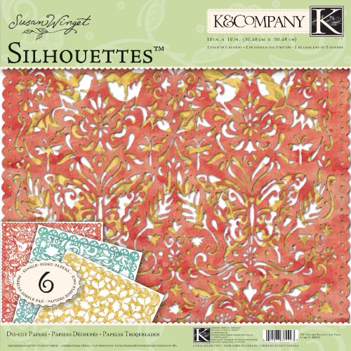 K&Company Susan Winget Nature Silhouettes, 12-by-12-Inch
