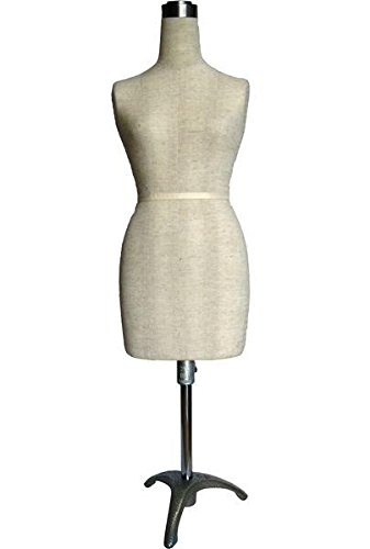 DisplayImporter Mini Half Scale Professional Pinnable Female Dress Form (Great for Students!)