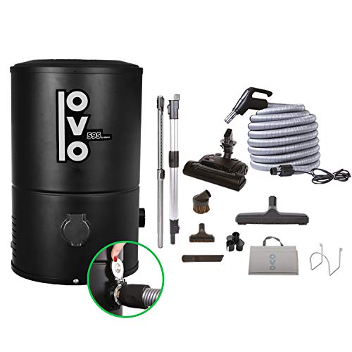 OVO,595 AW,Portable vacuum system (NO PIPING REQUIRED), Easy to Move, Lightweight, Use with disposable filtration bags only