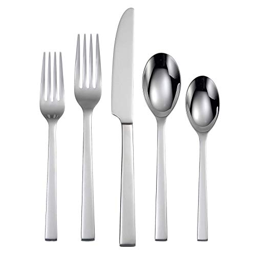 Oneida Chef's Table 20 Piece Everyday Flatware, Service for 4 18/0 Stainless Steel, Silverware Set