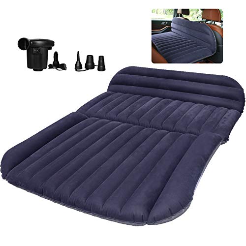 QDH SUV Air Mattress-Thickened Car Bed Back Seat Mattress-Portable Car Mattress for Vehicle Cushion Air Bed Inflatable