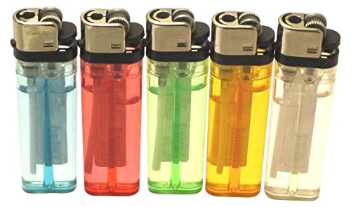 MegaDeal Cigarette Lighter Disposable Classic Lighters - 10 Pack Lot