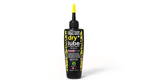Muc Off Dry Chain Lube, 120 Milliliters - Biodegradable Bike Chain Lubricant, Suitable for All Types of Bike - Formulated for