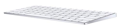 Apple Magic Keyboard (Wireless, Rechargable) (US English) - Silver (Renewed)