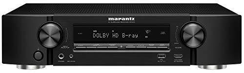 Marantz NR1510 UHD AV Receiver (2019 Model) â€“ Slim 5.2 Channel Home Theater Amplifier, Dolby TrueHD and DTS-HD Master Audio
