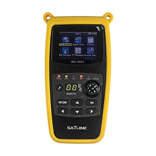 puzzel Aanvrager gisteren 5VHFQ49 ICQUANZX WS-6933 DVB-S2 FTA C&KU Band Digital Satellite Meter  Finder with Compass