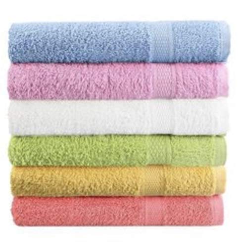 Groko Textiles Small and Lightweight Cotton Towels Assorted Pastel