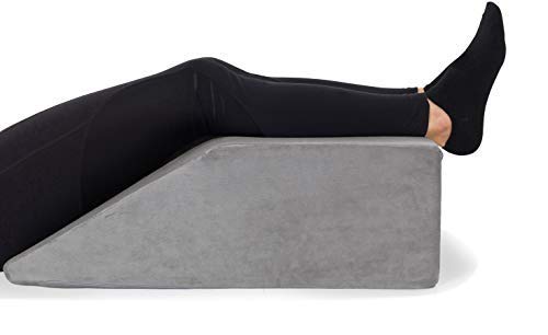AllSett Health Leg Elevation Pillow - with Full Memory Foam Top