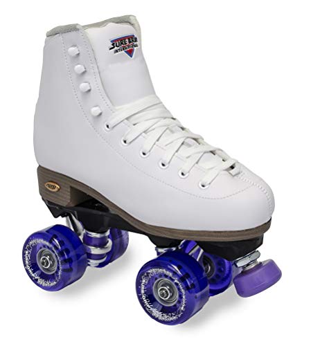 Sure-Grip Fame White (Womens) Outdoor Roller Skate Purple Motion (9)