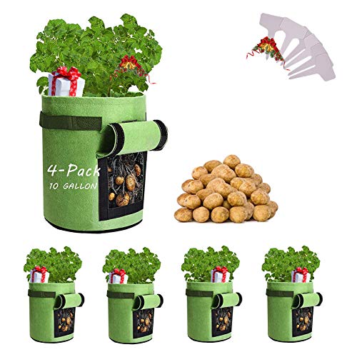 1 Qaxlry Potato-Grow-Bags, Potatoes Growing Containers with