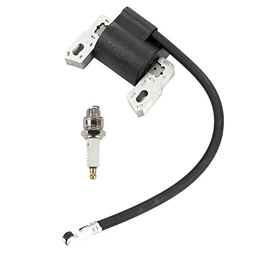 Hilom 590455 Ignition Coil with Spark Plug for 792640 793353 793354 799382 120502 122M02 Magneto Armature Lawn Mower Parts