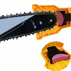 SHTCUS Portable Teeth Chainsaw Sharpener, Proprietary Bar-Mount Chain Saw Fast Sharpening Tool Bar Mounted Chainsaw Teeth Sharpener