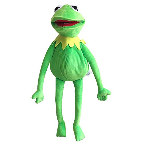 TQWER Kermit Frog Puppet, The Muppets Show, Soft Hand Frog Stuffed Plush Toy, Gift Ideas for Boys and Grils- 24 Inches