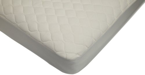 American Baby Company Waterproof Quilted CribÂ andÂ ToddlerÂ Size Fitted Mattress Cover made with Organic Cotton, Natural