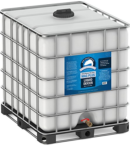 Bare Ground Winter Bare Ground Solutions Bare Ground BG-275T All Natural Anti-Snow Liquid De-Icer in Professional Skidded Tote, 275 Gallons