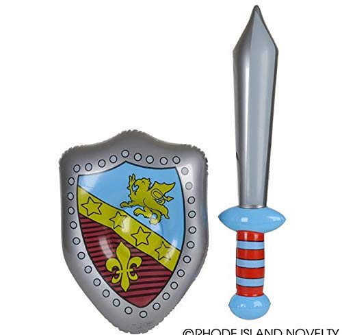 Rhode Island Novelty Inflatable Costume Accessory Knight Shield & Sword Set