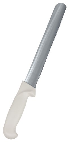 Crestware KN53 Crestware Slicer Knife,12 in Blade,White Handle  KN53