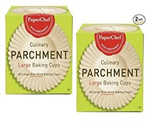 PaperChef 781147283005 Cupcake Liners/Baking Cups, Off-White, Cream