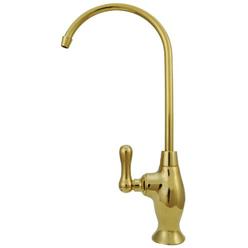 Plumb USA Single Handle Water Filtration Faucet Drinking Faucet, 1/4-turn Ceramic Disc Cartridge, Polish Brass Finish - By PlumbUSA