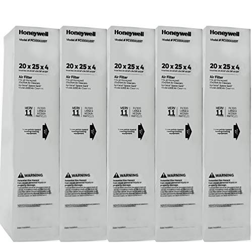 Honeywell FC100A1037-5 20" x 25" Merv 11 Filter Media (Pack of 5)