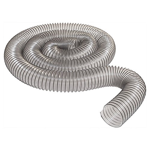 Fulton Woodworking Tools 4" x 10' CLEAR PVC DUST COLLECTION HOSE BY PEACHTREE WOODWORKING PW375