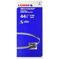 LENOX Tools Portable Band Saw Blades, 44-7/8" x 1/2" x .020", 14 TPI, 5-Pack (8010738PW145)