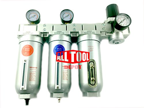 ALL Tool Depot 3/4" Air Inline Clean system 4 Stage Heavy Duty High Flow Combo