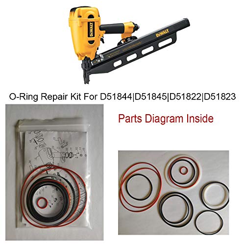 Hakatop ORing Replacement Kits Hakatop ORing Kit for DeWALT Framing
