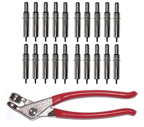 Boulderfly 20 Pc. 3/32" Cleco Fasteners with Cleco Pliers