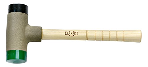 Lixie 300H-MH - 168 Oz. Dead Blow Hammer - 3" Dia. Replaceable Medium & Hard Urethane Faces