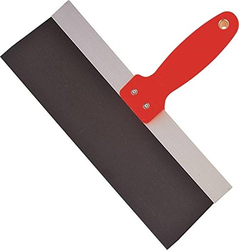 Edward Tools Blue Steel Taping Knife 12â€ - Pro Tapered blade for close to corner use without scraping wall - Hi-visiblity