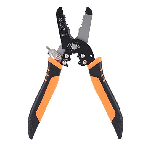 Hztyyier Multi-function Electrician Wire Stripper Plier Cable Cutter for Stripping Crimping Clamping Cutting Hand Tool