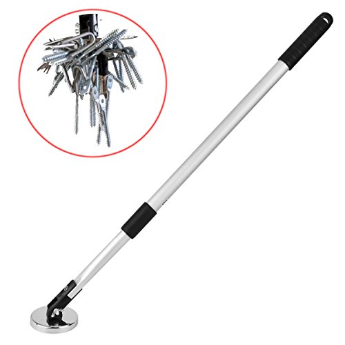 NIDAYE Fabcell Telescoping Magnetic Pickup tool - Screws Parts Finder Magnet Sweeper/45 Inch Super Strength Extendable Telescopic