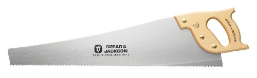 Spear & Jackson 9515K 24" x 7pts Traditional Skew Back Saw, Brown and Silver