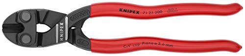KNIPEX Tools - CoBolt Compact Bolt Cutter, 20 Degree Angled (7121200SBA)