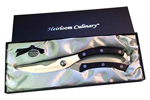 Heirloom Culinary Poultry Shears Kitchen Scissors HEAVYDUTY for Meat Bones Fish BBQ Lobster