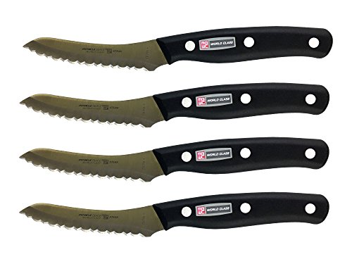 Miracle blade Miracle Blade World Class Series Set of Four (4) Serrated  Steak Knives