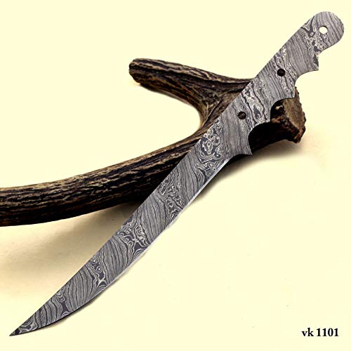 JNR Traders Handmade Damascus Steel Fillet Knife Blank Blade Chef Kitchen Home Professional 13 Inches vk1101