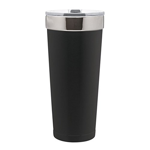 Simply Green Solutions Double Wall 18/8 Stainless Steel Copper Vacuum Insulated Thermal Tumbler 20.9 oz. - Matte Black