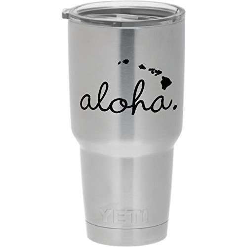 Epic Designs Cups drinkware tumbler sticker - Aloha islands - cool sticker decal
