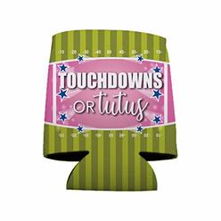 VictoryStore Can Coolers: Custom Gender Reveal Can Coolers | Touchdowns or Tutus (25)